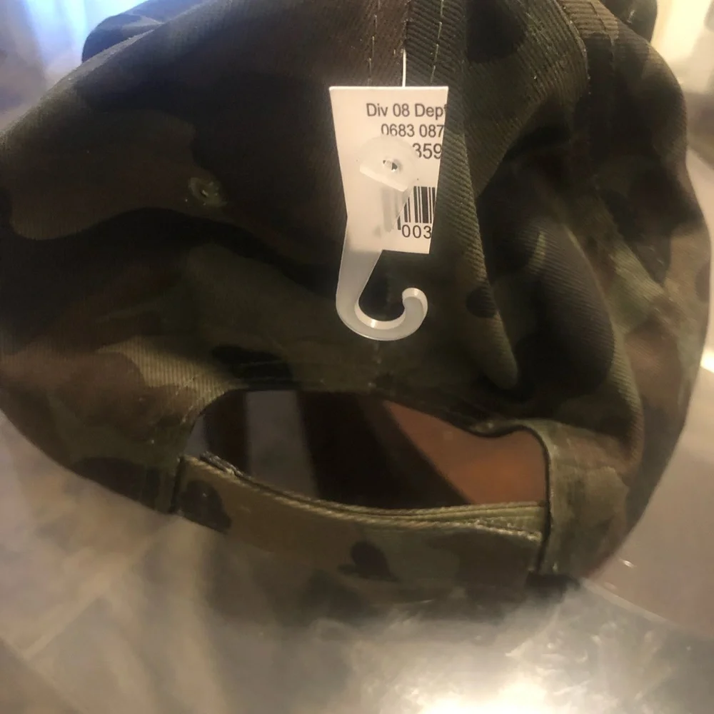 Queen Vibes Camo Studded Baseball Cap Hat